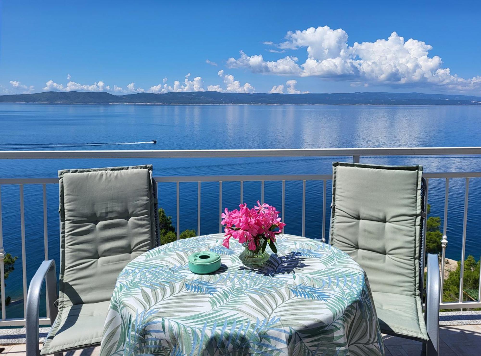 Villa Skalinada With Sea View Brela Zimmer foto
