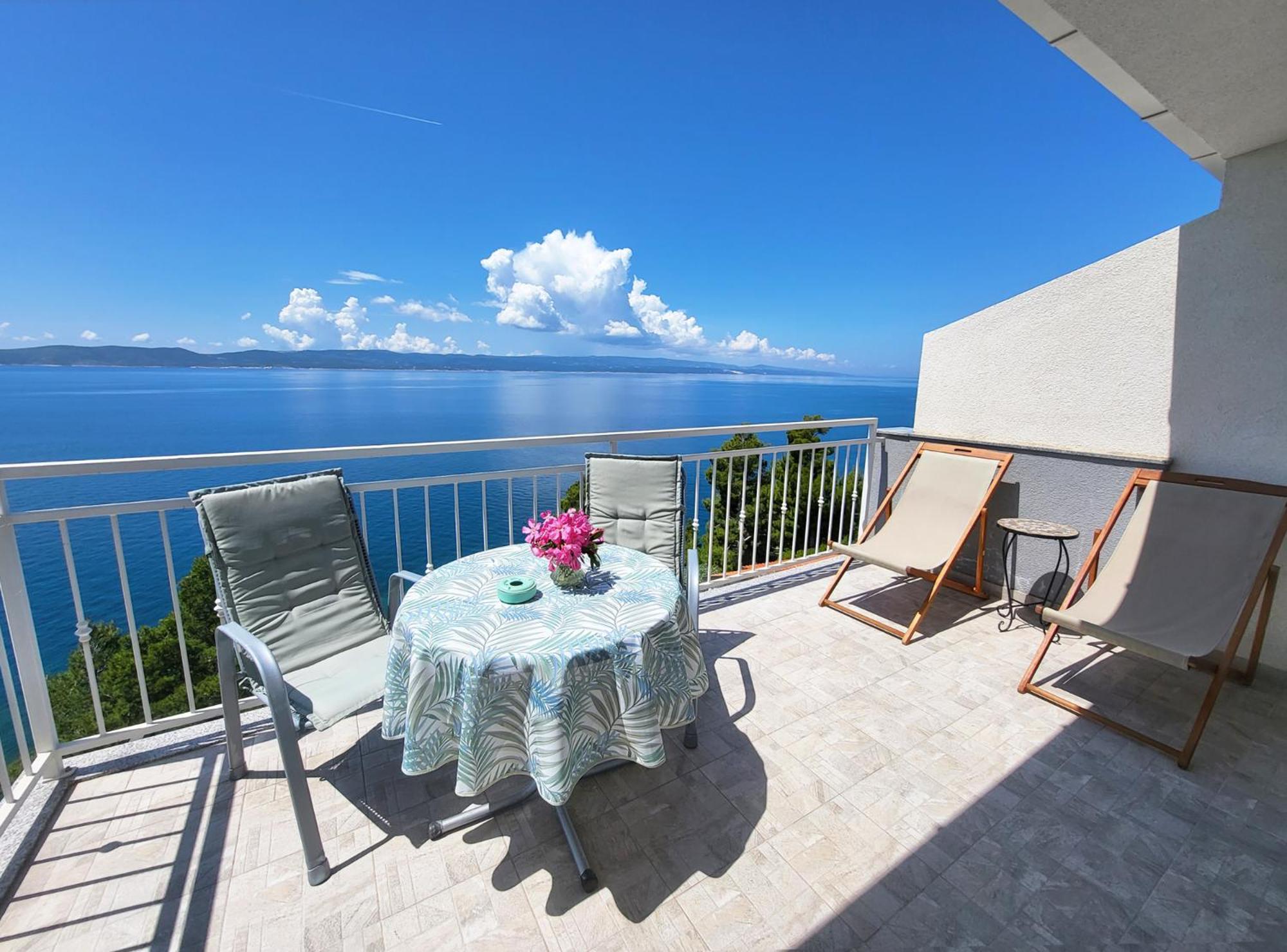 Villa Skalinada With Sea View Brela Zimmer foto